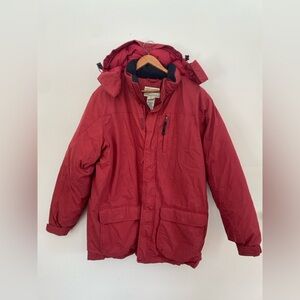 L.L. Bean Vintage Goose Down  Men's Red Jacket